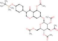2'',3'',4'',5,6''-Penta-O-acetyl-4'-O-tert-butyldimethylsilyl-genistin