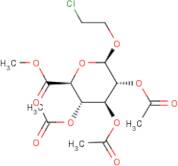 2-Chloroethyl 2,3,4-tri-O-acetyl-β-D-glucopyranosiduronic acid methyl ester