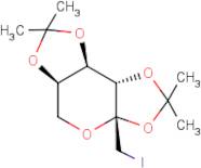 1-Deoxy-1-iodo-2,3:4,5-di-O-isopropylidene-β-D-fructopyranose