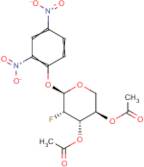 2,4-Dinitrophenyl 3,4-di-O-acetyl-2-deoxy-2-fluoro-?-D-lyxopyranoside