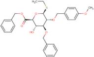 Ethyl 3-O-benzyl-2-O-(4-methoxybenzyl)-1-thio-?-D-glucopyranosiduronic acid benzyl ester