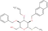 Ethyl 3-O-allyl-4-O-benzyl-2-O-naphthylmethyl-1-thio-?-D-glucopyranoside