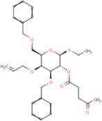 Ethyl 4-O-allyl-3,6-di-O-benzyl-2-O-levulinoyl-1-thio-?-D-glucopyranoside