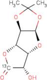 1,2-O-Isopropylidene-α-D-glucofuranuronic-6-13C acid, γ-lactone