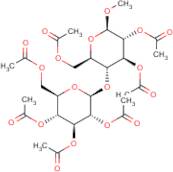 Methyl ?-D-cellobioside heptaacetate