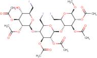 Methyl 2,2',2'',3,3',3''-hexa-O-acetyl-6,6',6''-trideoxy-6,6',6''-triiodo-?-D-cellotrioside