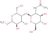 Methyl 4-O-(2-acetamido-2-deoxy-?-D-glucopyranosyl)-?-D-galactopyranoside