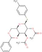 4-Methylphenyl 2,3-di-O-acetyl-4,6-O-benzylidene-1-thio-?-D-galactopyranoside