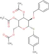4-Methylphenyl 3,4,6-tri-O-acetyl-2-O-benzyl-1-thio-?-D-galactopyranoside