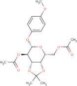 4-Methoxyphenyl 2,6-di-O-acetyl-3,4-O-isopropylidene-?-D-galactopyranoside