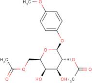 4-Methoxyphenyl 2,6-di-O-acetyl-?-D-galactopyranoside