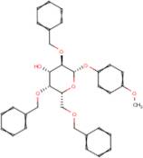 4-Methoxyphenyl 2,4,6-tri-O-benzyl-?-D-galactopyranoside