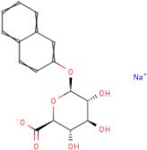 2-Naphthalenyl ?-D-glucopyranosiduronic acid, sodium salt