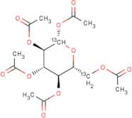 1,2,3,4,6-Penta-O-acetyl-?-D-glucopyranose-1,6-13C2
