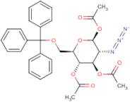 1,3,4-Tri-O-acetyl-2-azido-2-deoxy-6-O-trityl-?-D-glucopyranose