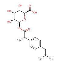 Dexibuprofen-acyl-β-D-glucuronide