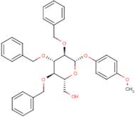 4-Methoxyphenyl 2,3,4-tri-O-benzyl-β-D-glucopyranoside