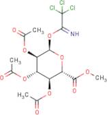 Methyl 2,3,4-tri-O-acetyl-1-O-trichloroacetimidoyl-α-D-glucopyranosyluronate