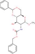 Methyl 4,6-O-benzylidene-2-benzyloxycarbonylamino-2-deoxy-α-D-glucopyranoside