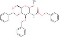 Methyl 3-O-benzyl-4,6-O-benzylidene-2-benzyloxycarbonylamino-2-deoxy-α-D-glucopyranoside
