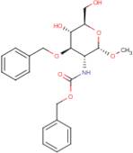 Methyl 3-O-benzyl-2-benzyloxycarbonylamino-2-deoxy-α-D-glucopyranoside
