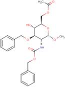 Methyl 6-O-acetyl-3-O-benzyl-2-benzyloxycarbonylamino-2-deoxy-alpha-D-glucopyranoside