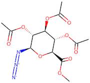 Methyl 2,3,4-tri-O-acetyl-1-azido-1-deoxy-β-D-glucopyranosyluronate