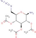 2,3,4-Tri-O-acetyl-1-amino-6-azido-1,6-dideoxy-β-D-glucopyranoside