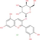 Cyanidin 3-O-beta-D-galactopyranoside chloride
