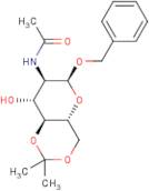 Benzyl 2-acetamido-2-deoxy-4,6-O-isopropylidene-α-D-glucopyranoside