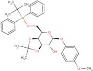 4-Methoxyphenyl 6-O-tert-butyldiphenylsilyl-3,4-O-isopropylidene-β-D-galactopyranoside