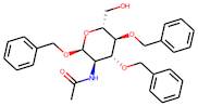 Benzyl 2-acetamido-3,4-di-O-benzyl-2-deoxy-α-D-glucopyranoside