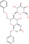 Benzyl 2-acetamido-6-O-benzyl-2-deoxy-4-O-β-D-galactopyranosyl-α-D-glucopyranoside