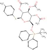 4-Methylphenyl 2,3,4-tri-O-acetyl-6-O-tert-butyldiphenylsilyl-1-thio-β-D-glucopyranoside