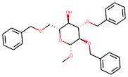 Methyl 2,3,6-tri-O-benzyl-β-D-glucopyranoside