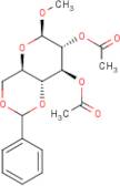 Methyl 2,3-di-O-acetyl-4,6-O-benzylidene-β-D-glucopyranoside