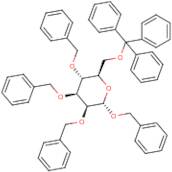 Benzyl 2,3,4-tri-O-benzyl-6-O-trityl-α-D-mannopyranoside