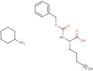 Cbz-L-bishomopropargylglycine CHA salt