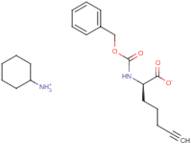 Cbz-D-bishomopropargylglycine CHA salt