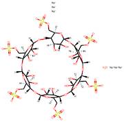 α-cyclodextrin sulfate sodium salt (DS~12)