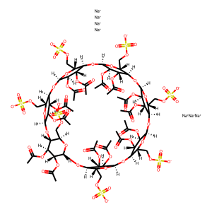 Heptakis(2,3-di-O-acetyl-6-sulfo)-β-cyclodextrin sodium salt