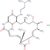 17-Dimethylaminoethylamino-17-demethoxygeldanamycin hydrochloride