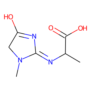 N-(1-Methyl-4-hydroxy-3-imidazolin-2,2-ylidene)alanine