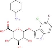 5-Bromo-4-chloro-3-indolyl-beta-D-glucuronic acid cyclohexylammonium salt
