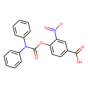 2-Nitro-4-carboxyphenyl-N,N-diphenyl carbamate