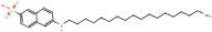 N-Octadecylnaphthyl-2-amino-6-sulphonic acid