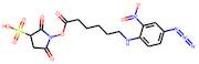 Sulphosuccinimidyl 6-(4'-azido-2'-nitrophenylamino)hexanoate