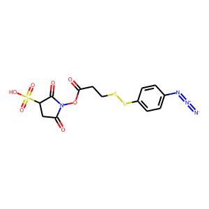 Sulphosuccinimidyl (4-azidophenyldithio)propionate