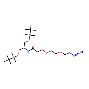 2-(Azido-PEG2-amido)-1,3-bis-(tert-butyldimethylsilanoxy)propane