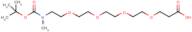 N-Methyl-N-(t-Boc)-PEG4-acid